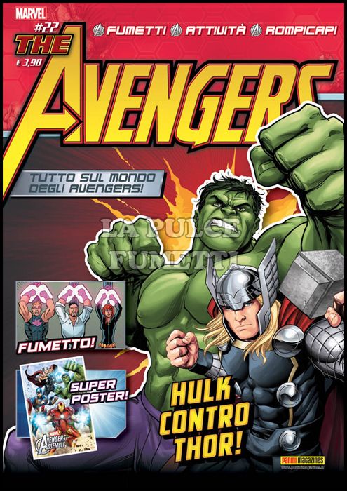 MARVEL ADVENTURES # 31 - AVENGERS MAGAZINE 22 + DISCO VOLANTE AVENGERS
